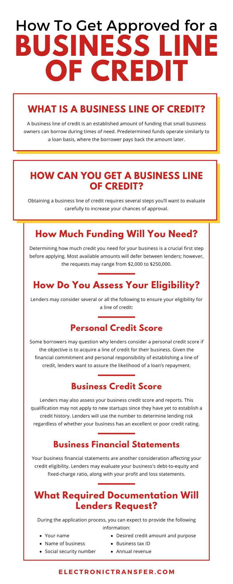 How To Get Approved for a Business Line of Credit
