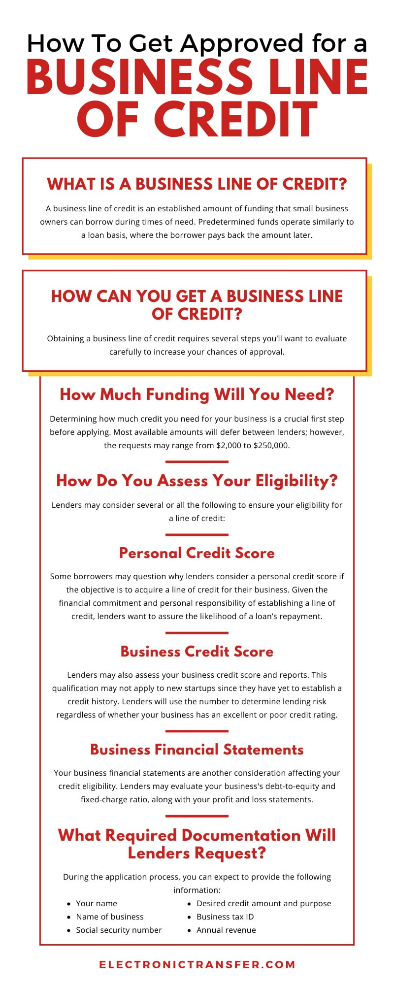 How To Get Approved for a Business Line of Credit 