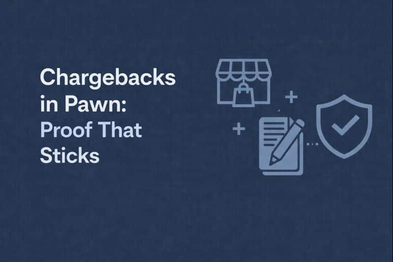 Chargebacks in pawn